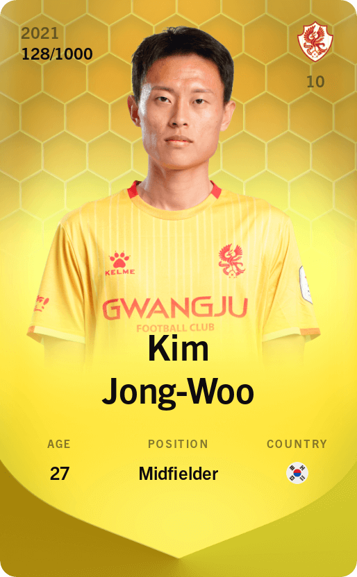 Kim Jong-Woo 2021-22 • Limited 128/1000
