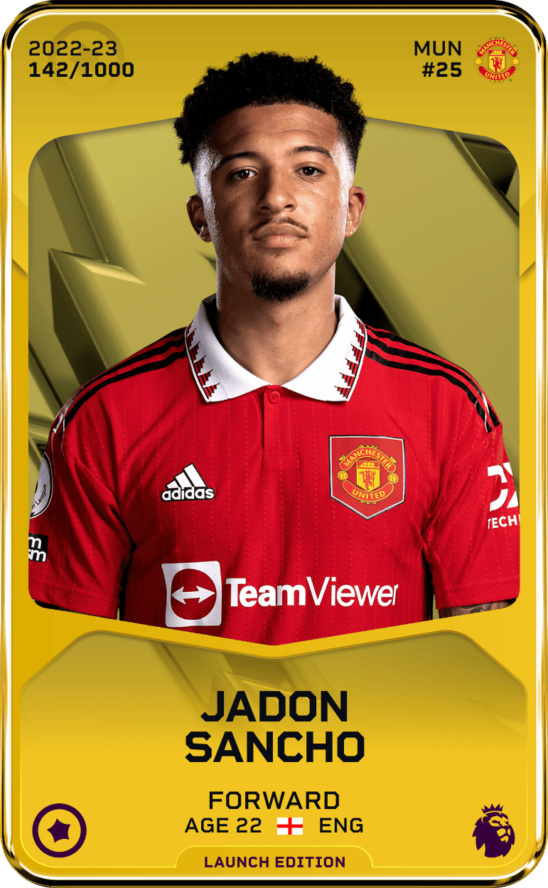 Jadon Sancho 2022-23 • Limited 142/1000