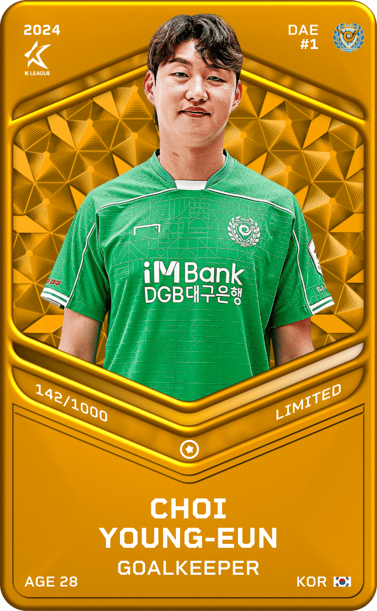 Choi Young-Eun 2024-25 • Limited 142/1000