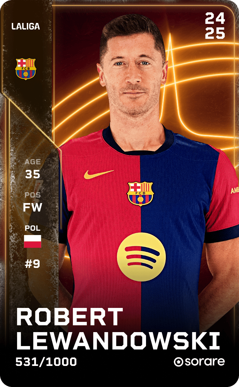 Robert Lewandowski 2024-25 • Limited 531/1000