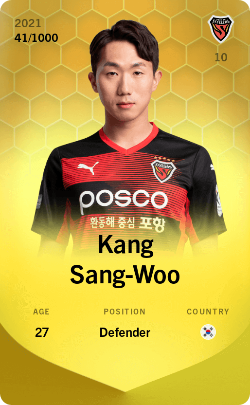 Kang Sang-Woo 2021-22 • Limited 41/1000