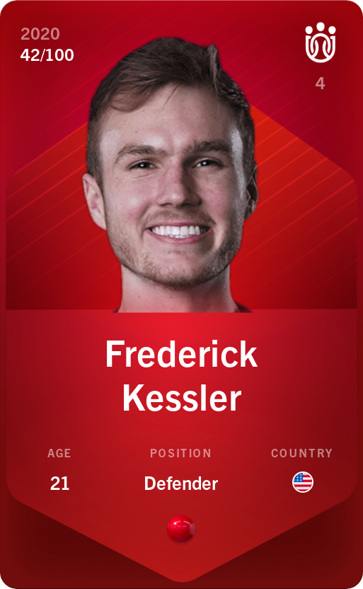 Sorare - Sorare Official - Frederick Kessler 2020-21 • Rare 42/100 - NFT # 99269400015554502167587204664622489718607828165956603286351917789587878388397