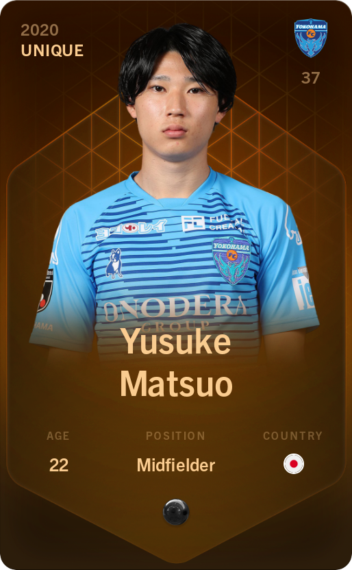 Sorare - Sorare Official - Yusuke Matsuo 2020-21 • Unique - NFT # 75442331843131803024410809226400144993661381934546096327863692829959482200401