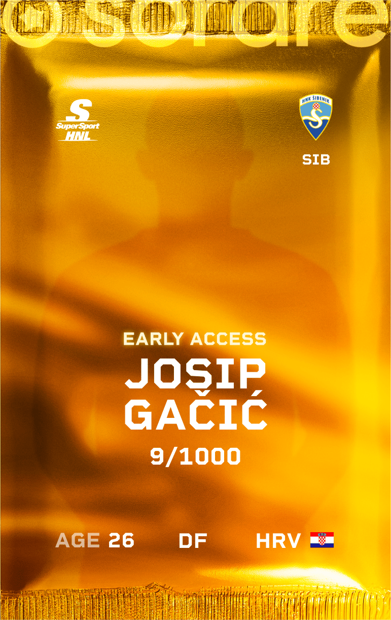 Josip Gačić 2024-25 • Limited 9/1000