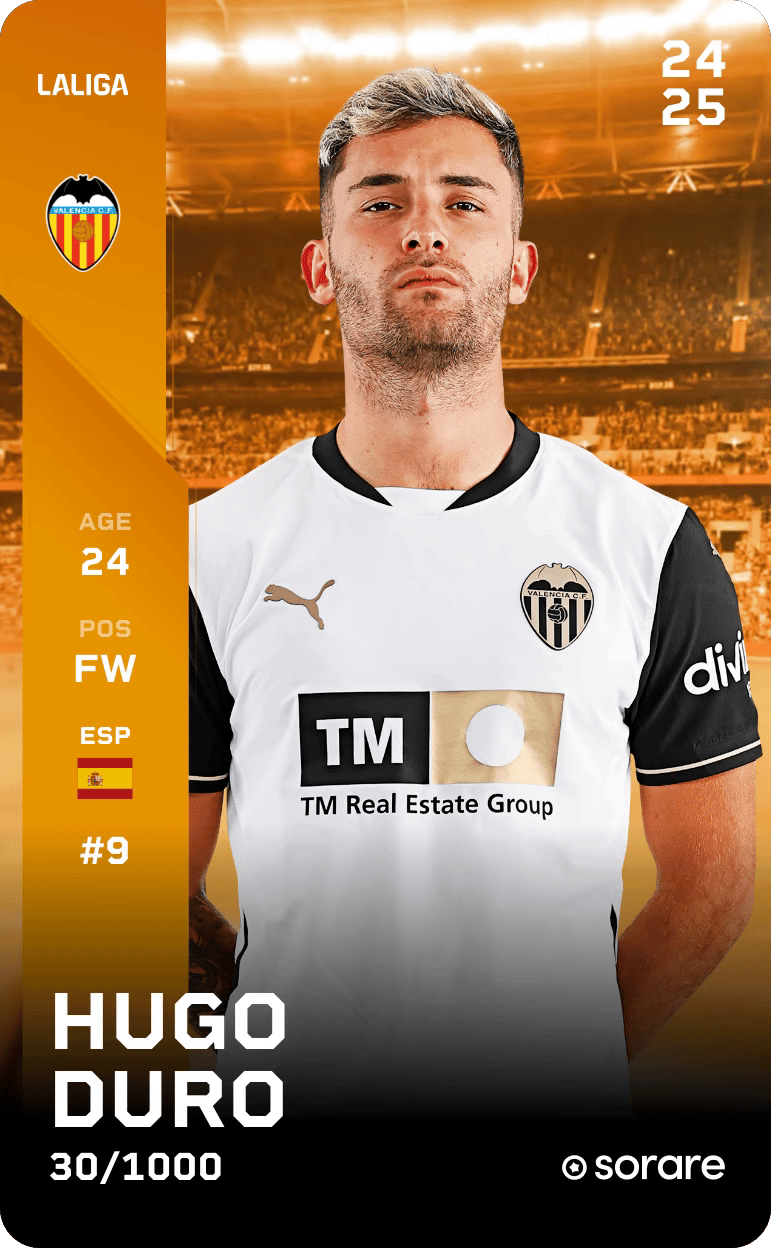Hugo Duro 2024-25 • Limited 30/1000