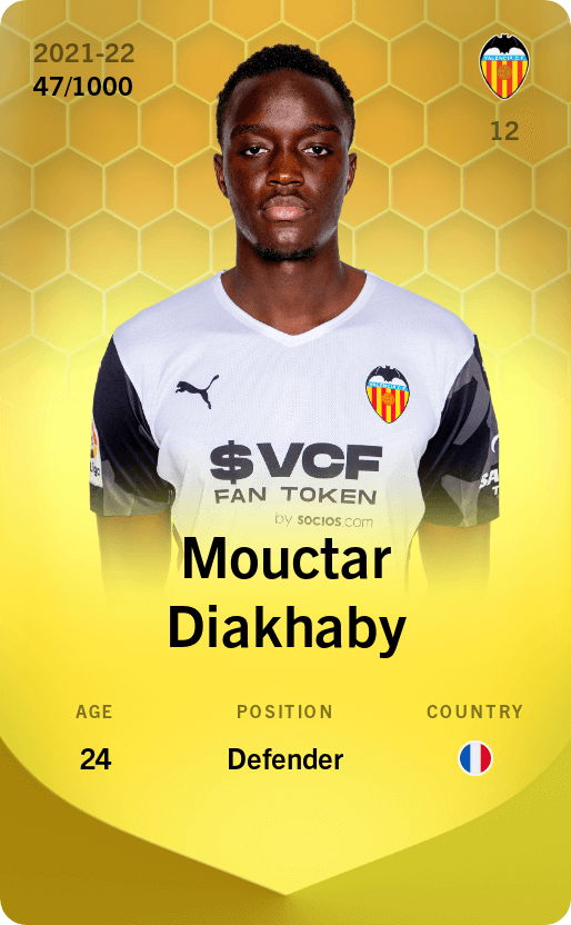 Mouctar Diakhaby 2021-22 • Limited 47/1000