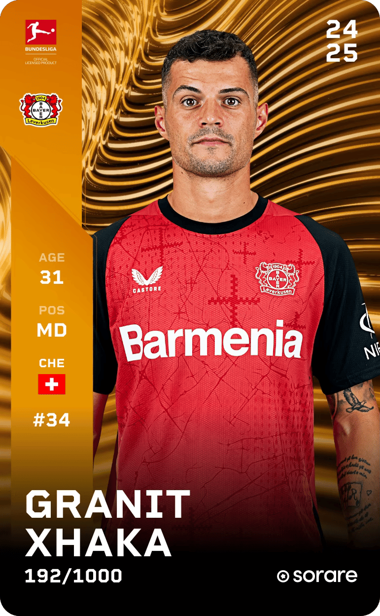 Granit Xhaka 2024-25 • Limited 192/1000