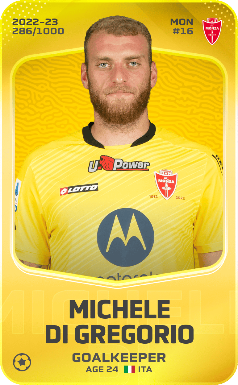 Michele Di Gregorio 2022-23 • Limited 286/1000
