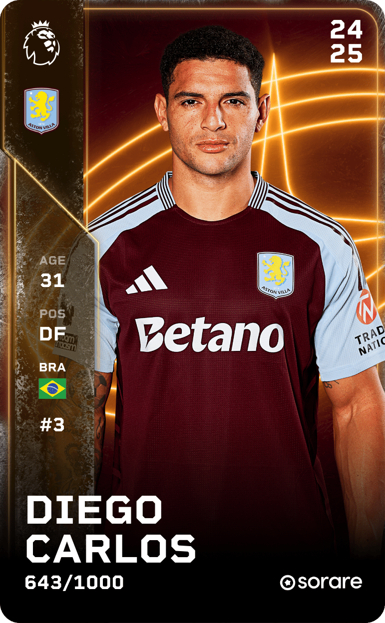 Diego Carlos 2024-25 • Limited 643/1000
