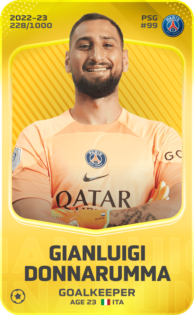 Gianluigi Donnarumma 2022-23 • Limited 228/1000