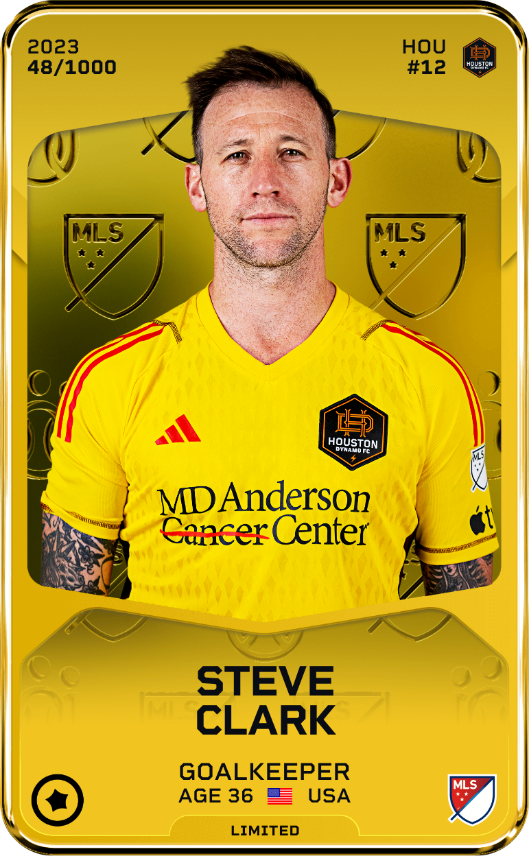 Sorare - Sorare Official - Steve Clark 2023-24 • Limited 48/1000 - NFT # 73424626294391258085540274368374018944562437315664075821271583955213867067110