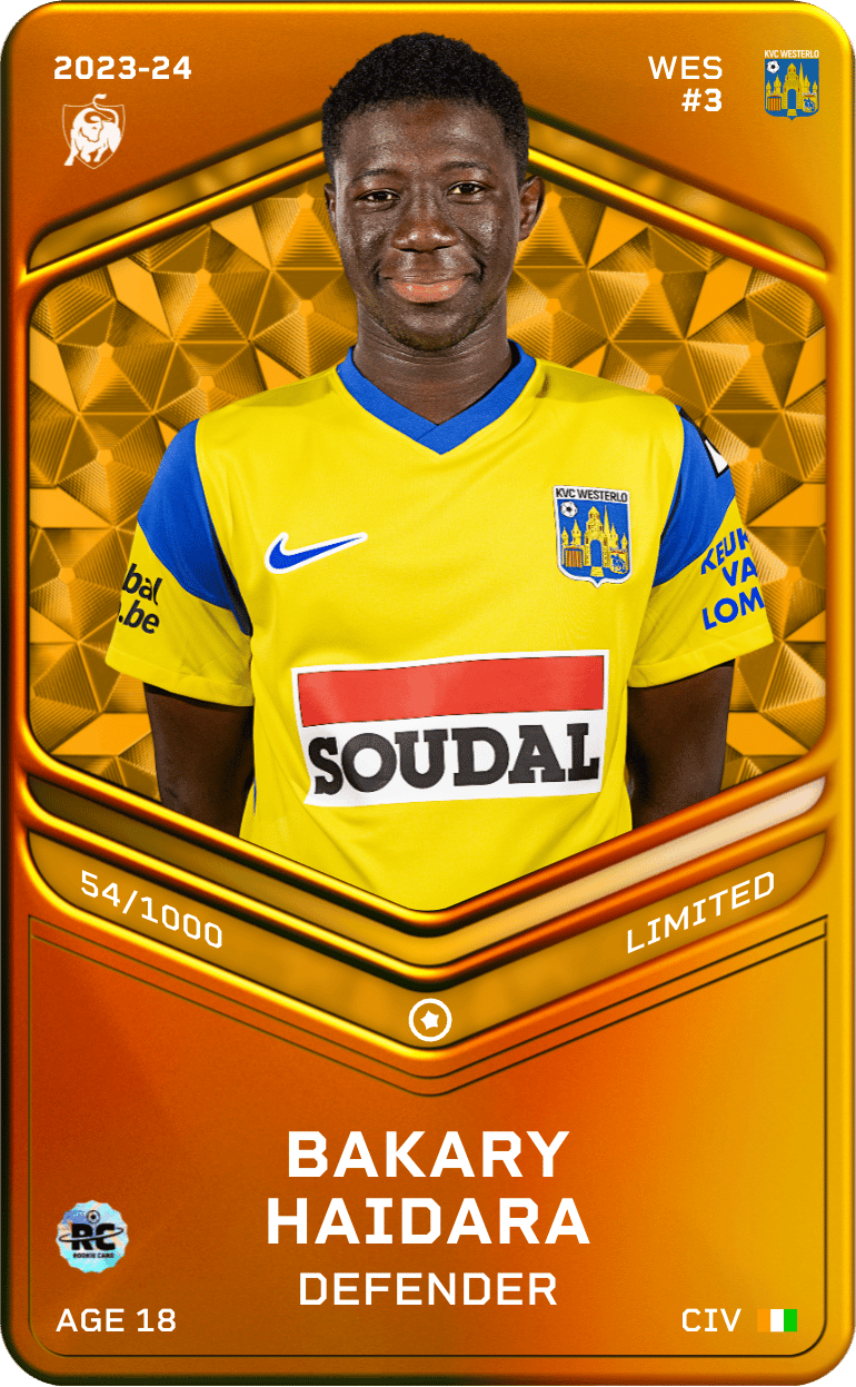 Bakary Haidara 2023-24 • Limited 54/1000