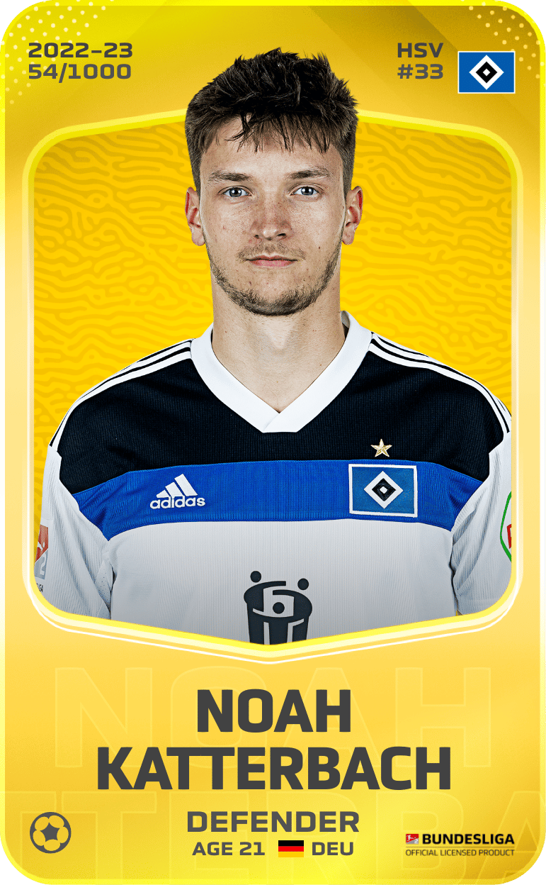 Noah Katterbach 2022-23 • Limited 54/1000