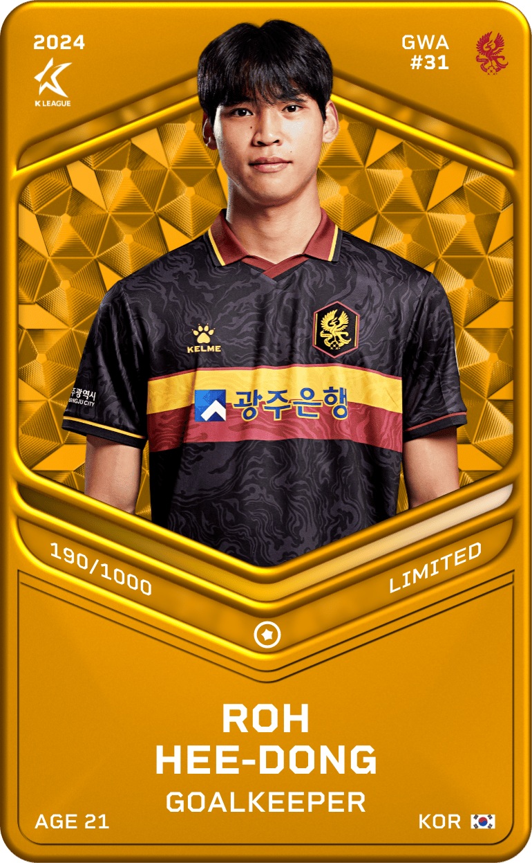 No Hee-Dong 2024-25 • Limited 190/1000
