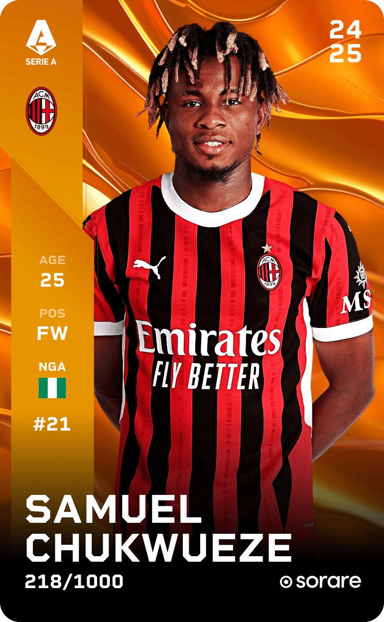 Samuel Chukwueze 2024-25 • Limited 218/1000