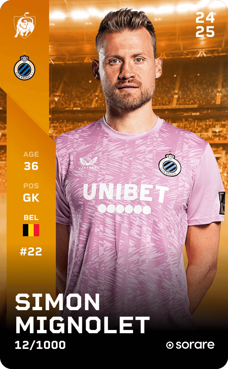 Simon Mignolet 2024-25 • Limited 12/1000