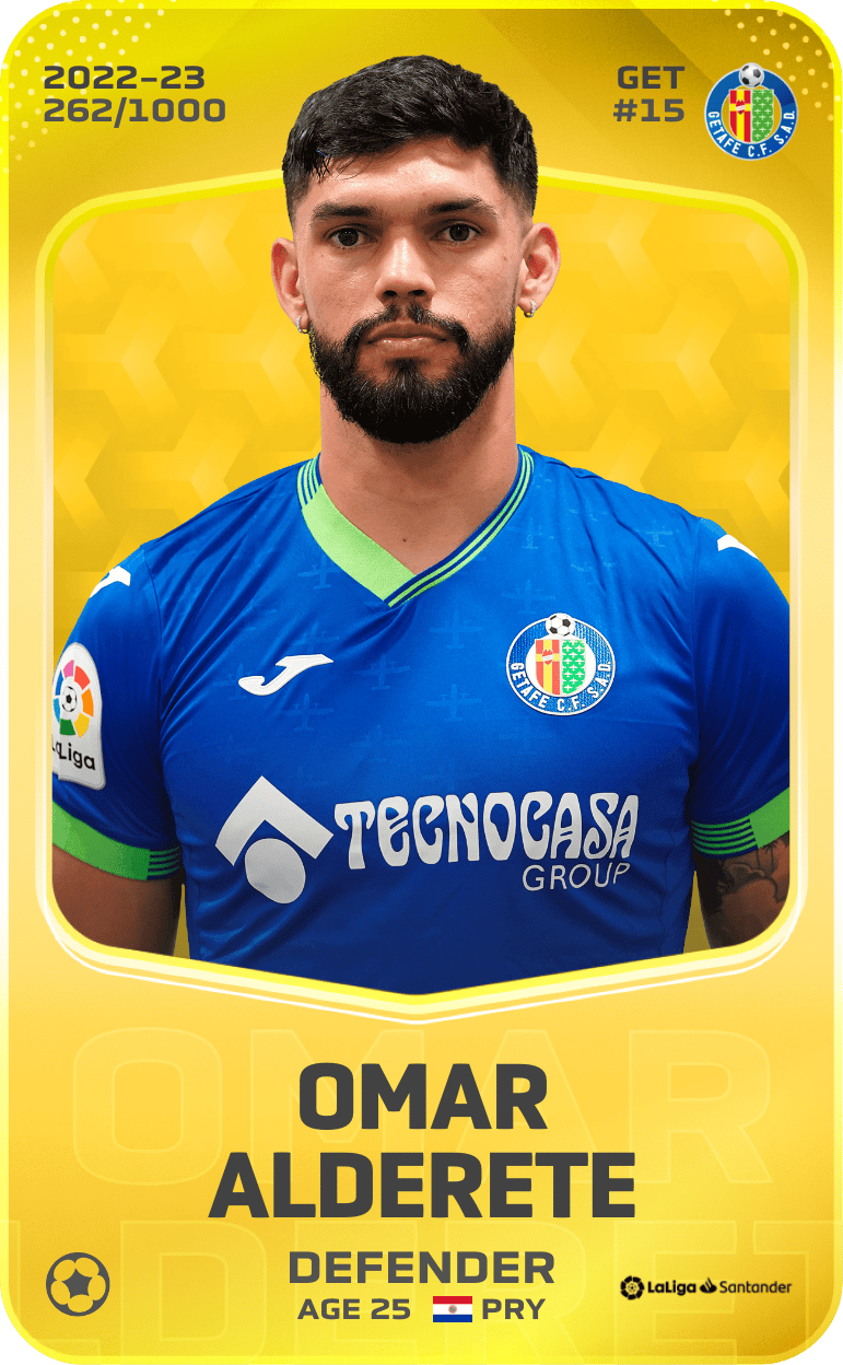 Omar Alderete 2022-23 • Limited 262/1000