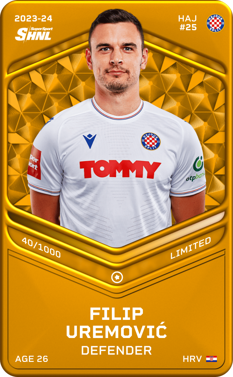 Filip Uremović 2023-24 • Limited 40/1000