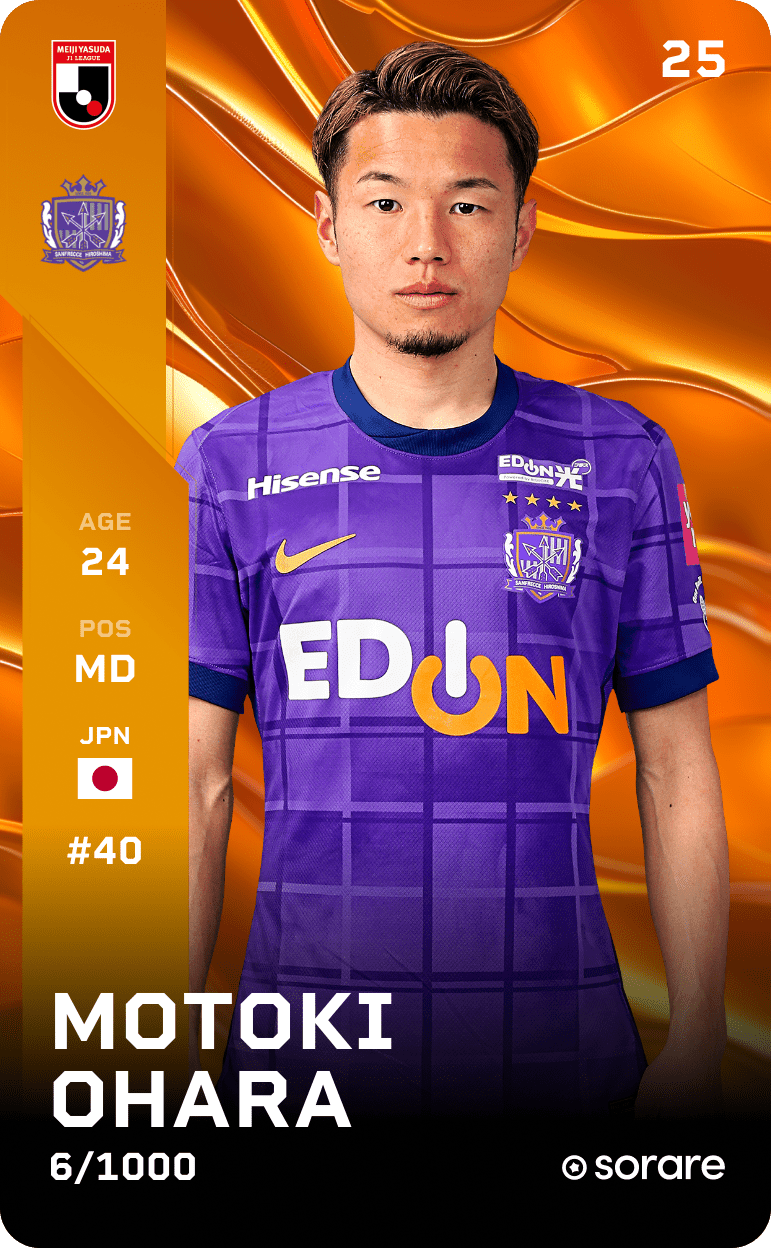 Motoki Ohara 2025-26 • Limited 6/1000