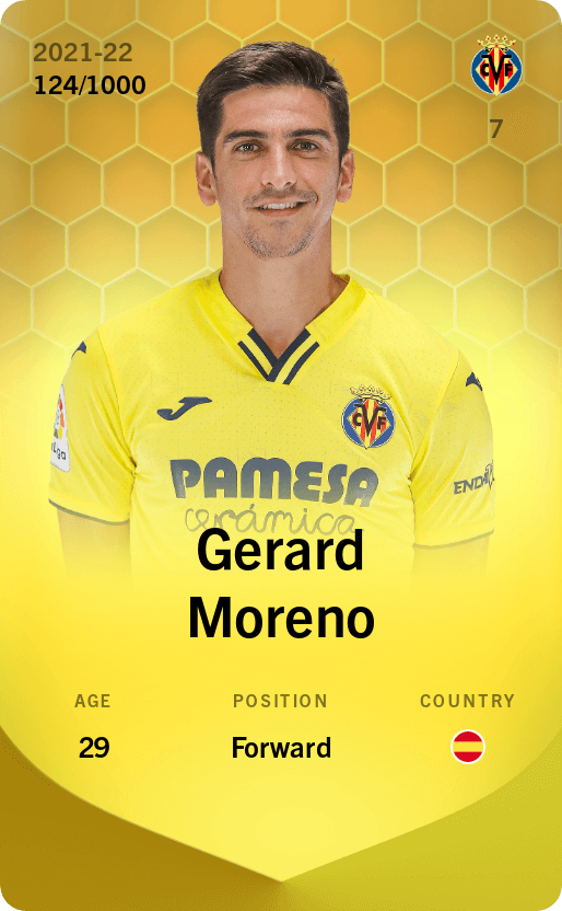 Gerard Moreno 2021-22 • Limited 124/1000
