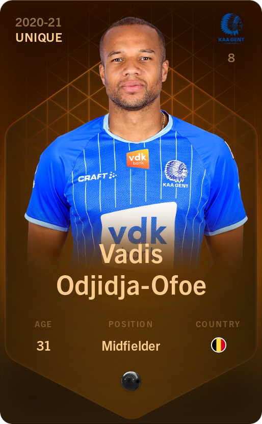 Sorare - Sorare Official - Vadis Odjidja-Ofoe 2020-21 • Unique - NFT # 8580250228420616906915753737624480831491760839430813693148864405955987558291