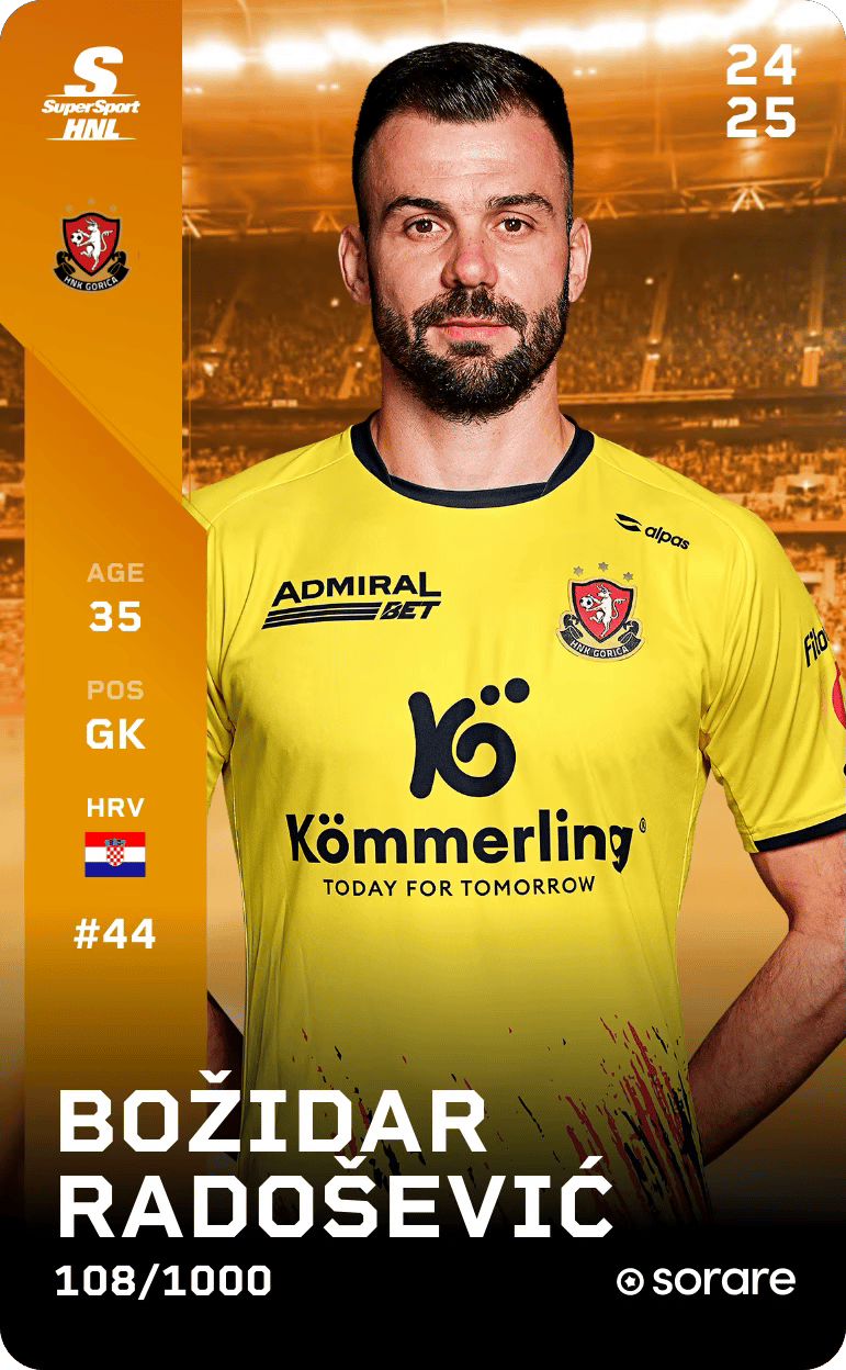 Božidar Radošević 2024-25 • Limited 108/1000