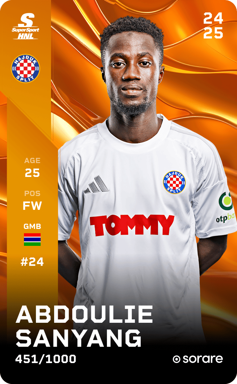 Abdoulie Sanyang 2024-25 • Limited 451/1000