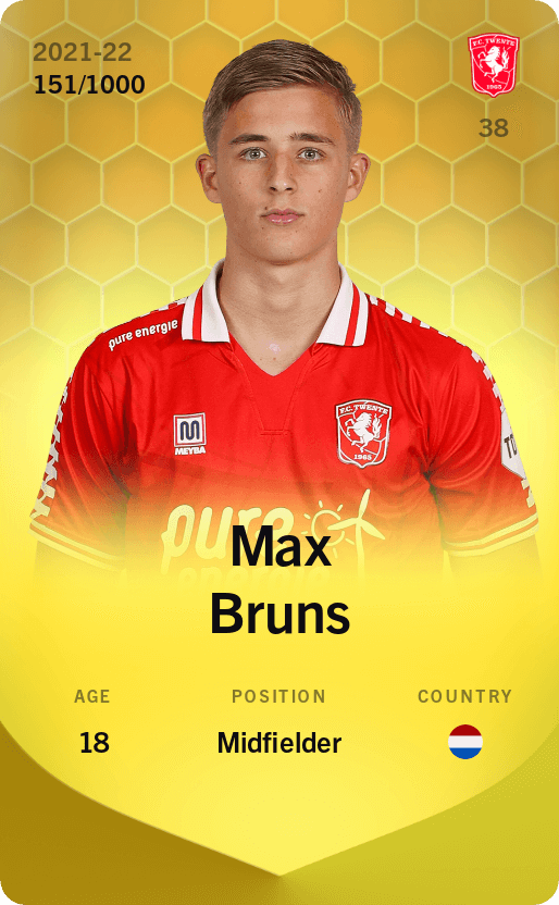 Max Bruns 2021-22 • Limited 151/1000
