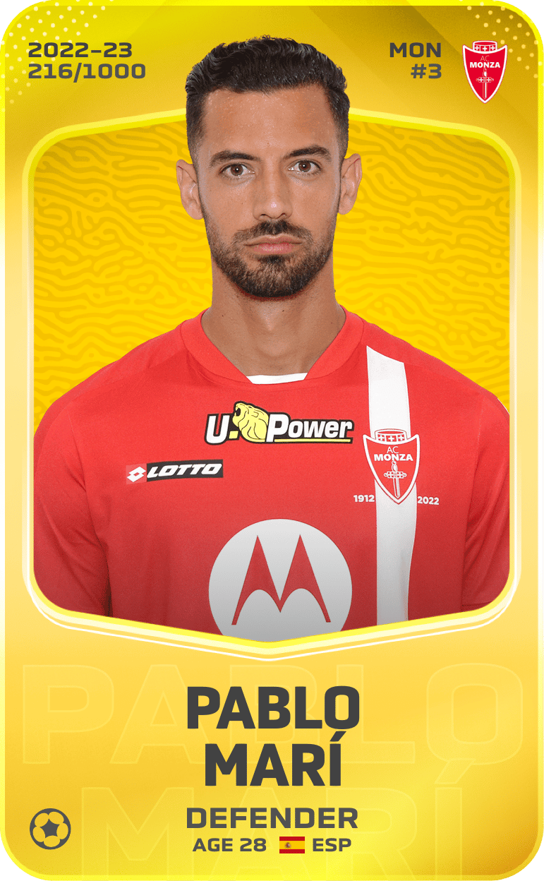 Pablo Marí 2022-23 • Limited 216/1000