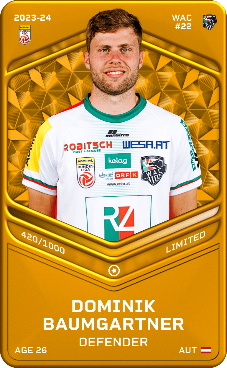 Dominik Baumgartner 2023-24 • Limited 420/1000