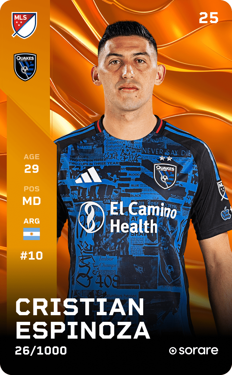 Cristian Espinoza 2025-26 • Limited 26/1000