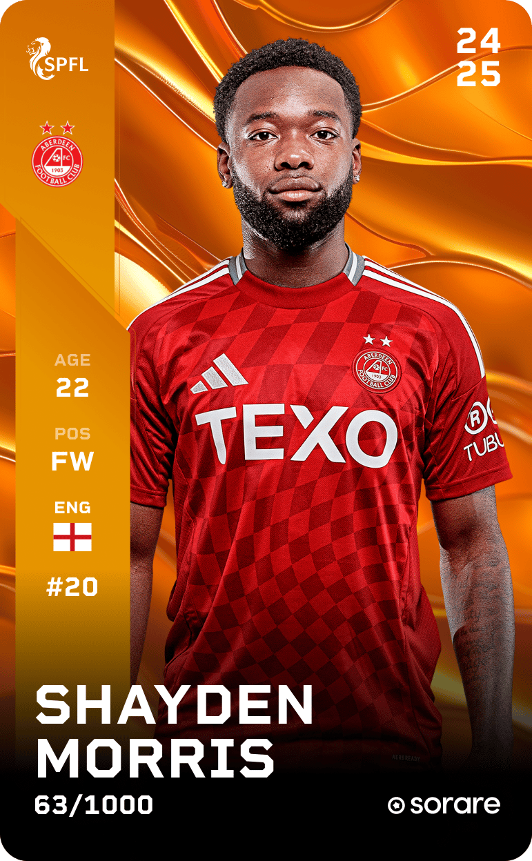 Shayden Morris 2024-25 • Limited 63/1000