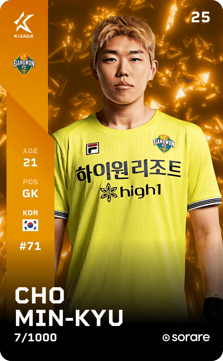 Cho Min-Kyu 2025-26 • Limited 7/1000