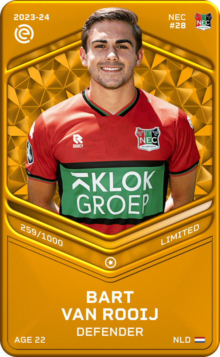Bart van Rooij 2023-24 • Limited 259/1000