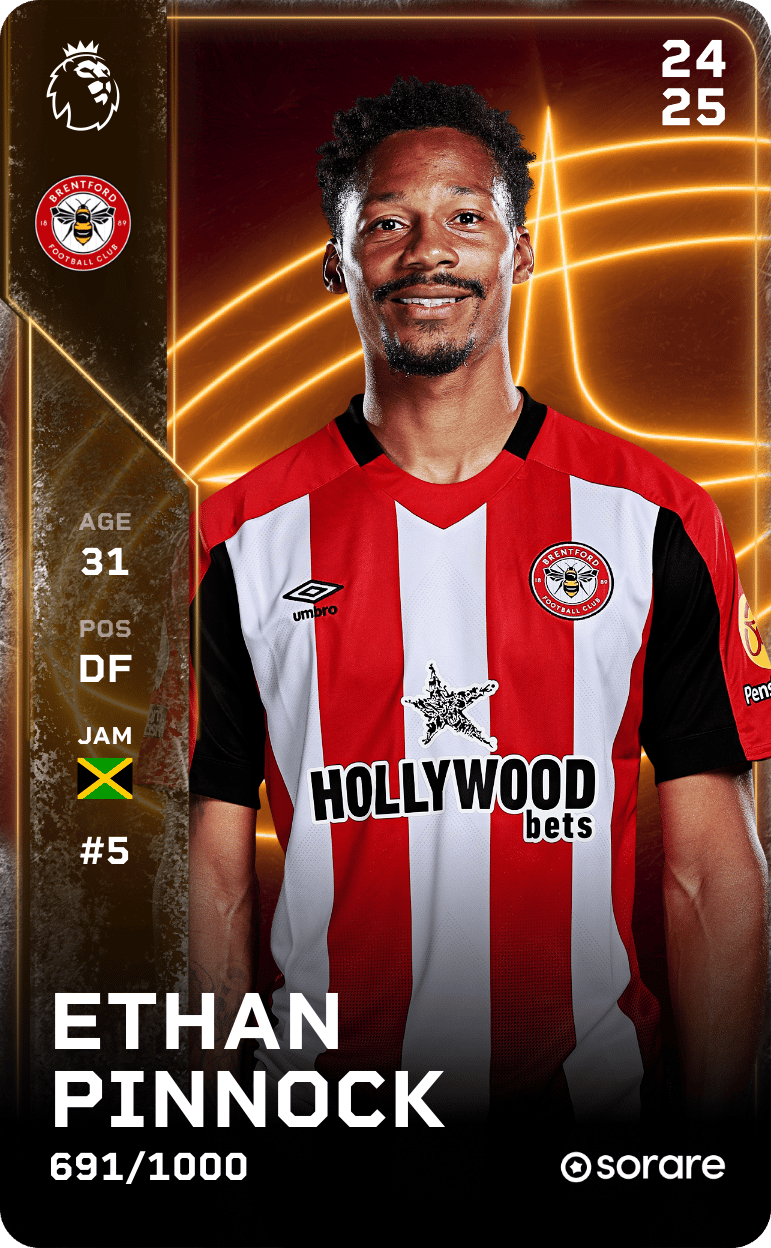 Ethan Pinnock 2024-25 • Limited 691/1000