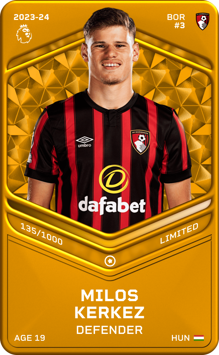 Milos Kerkez 2023-24 • Limited 135/1000