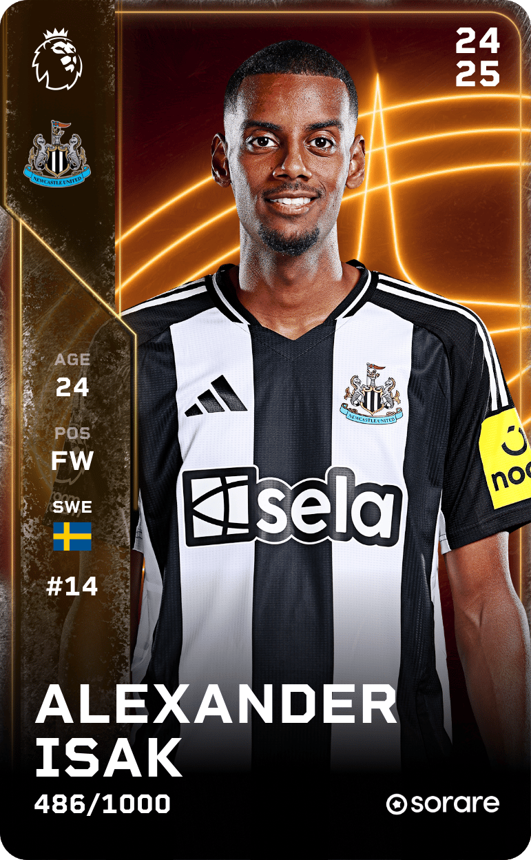 Alexander Isak 2024-25 • Limited 486/1000