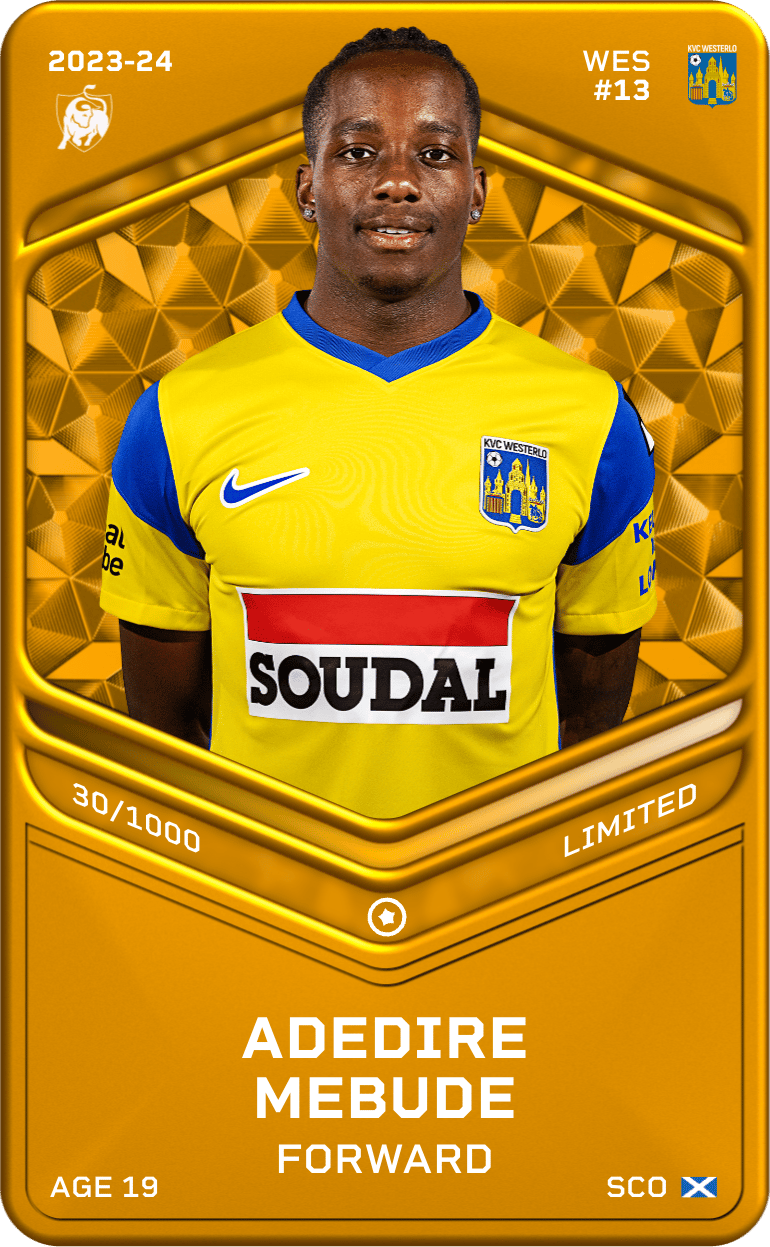 Adedire Mebude 2023-24 • Limited 30/1000