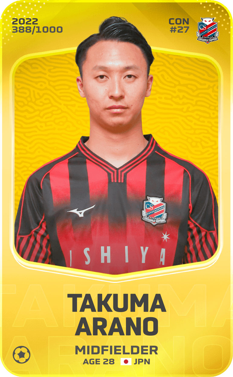 Takuma Arano 2022-23 • Limited 388/1000