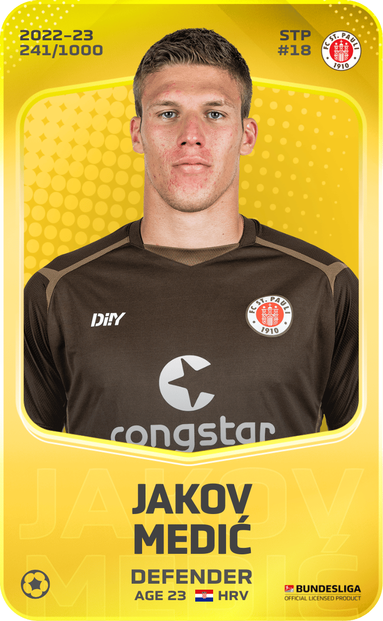Jakov Medić 2022-23 • Limited 241/1000
