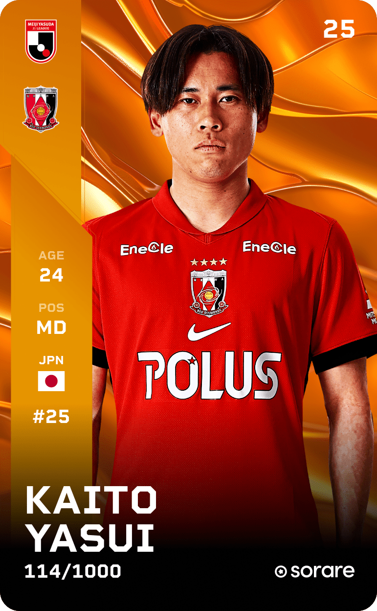 Kaito Yasui 2025-26 • Limited 114/1000