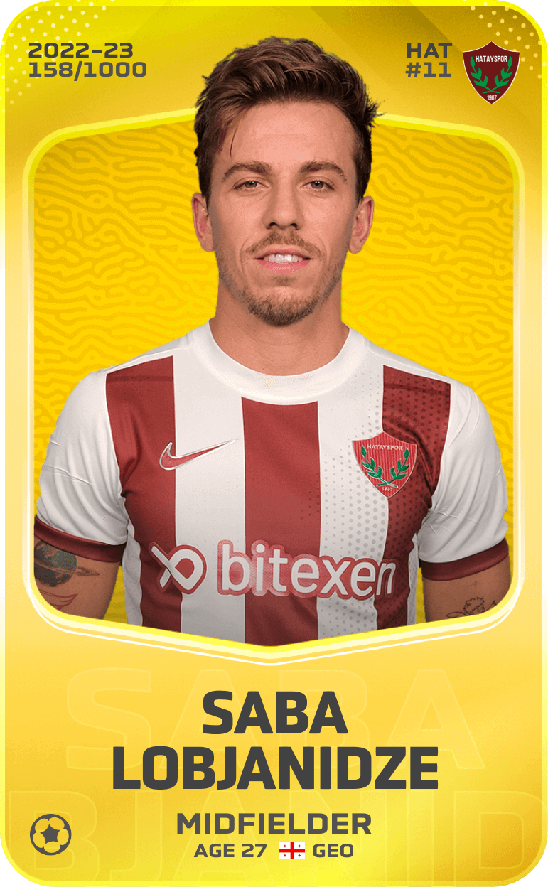 Saba Lobjanidze 2022-23 • Limited 158/1000