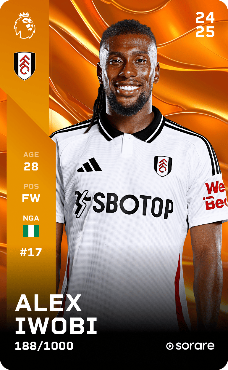 Alex Iwobi 2024-25 • Limited 188/1000