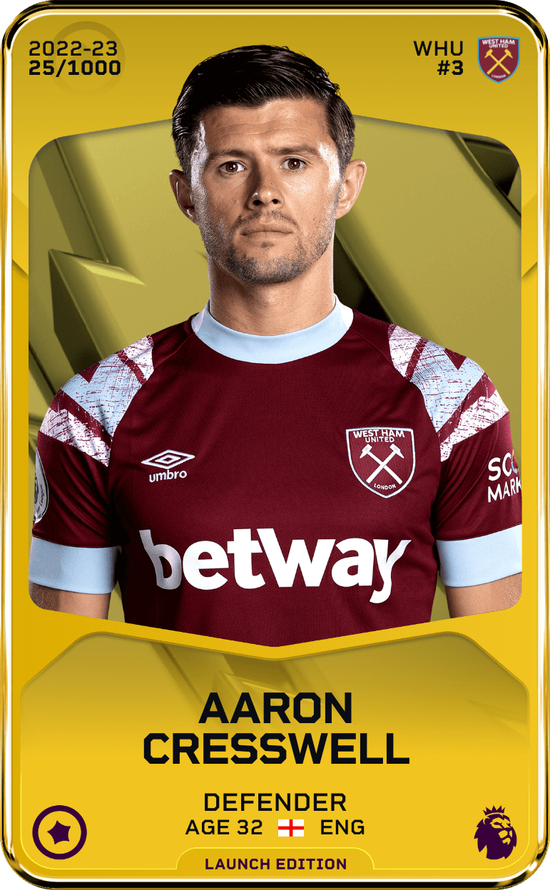 Aaron Cresswell 2022-23 • Limited 25/1000
