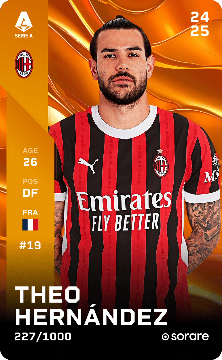 Theo Hernández 2024-25 • Limited 227/1000