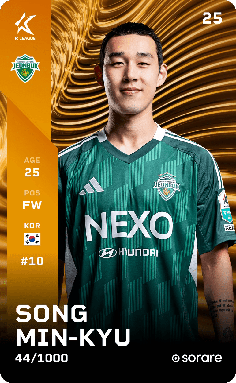 Song Min-Kyu 2025-26 • Limited 44/1000
