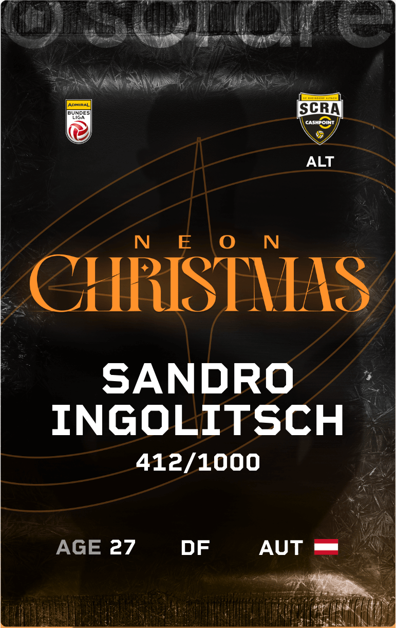 Sandro Ingolitsch 2024-25 • Limited 412/1000