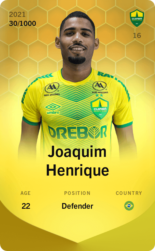 Joaquim Henrique 2021-22 • Limited 30/1000