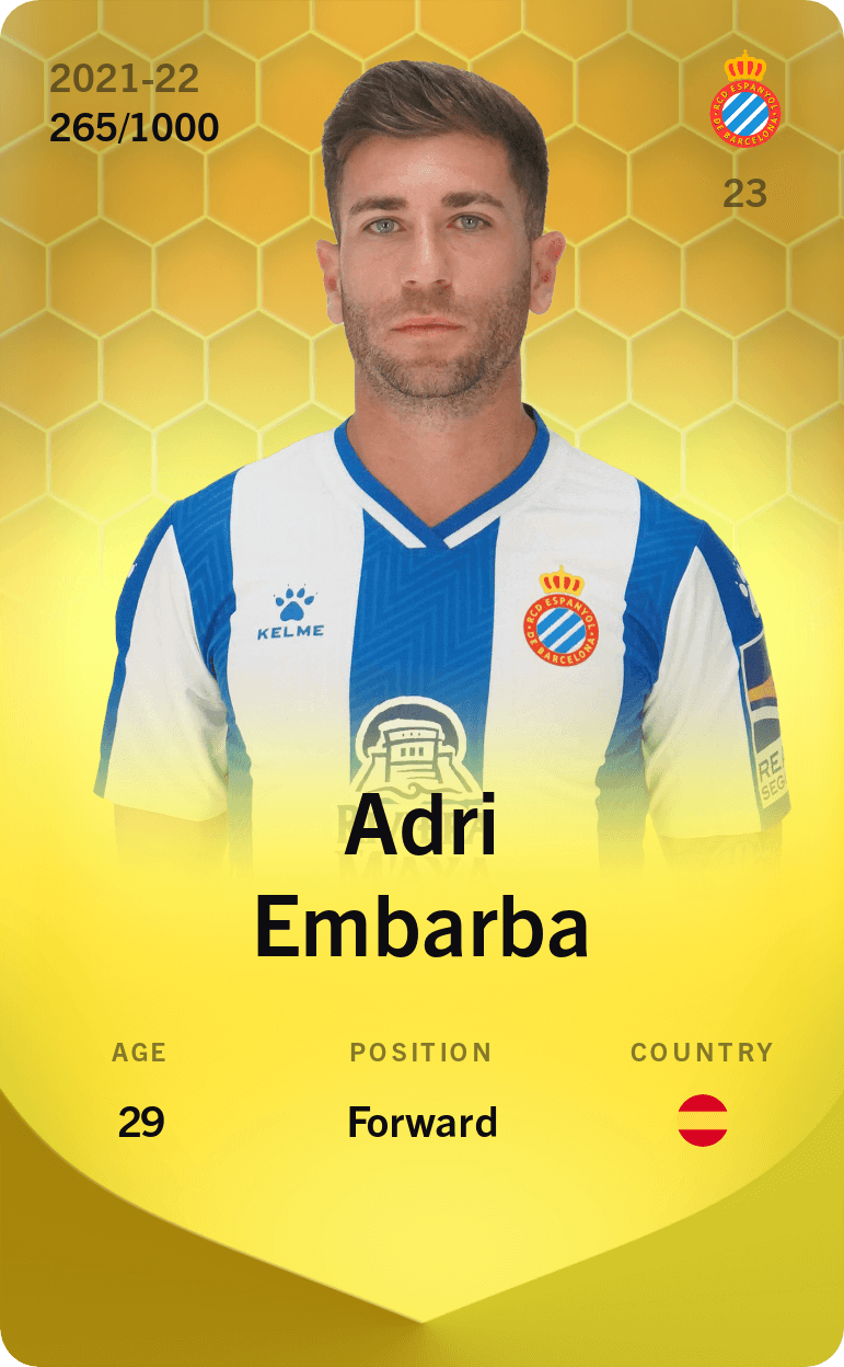 Adri Embarba 2021-22 • Limited 265/1000