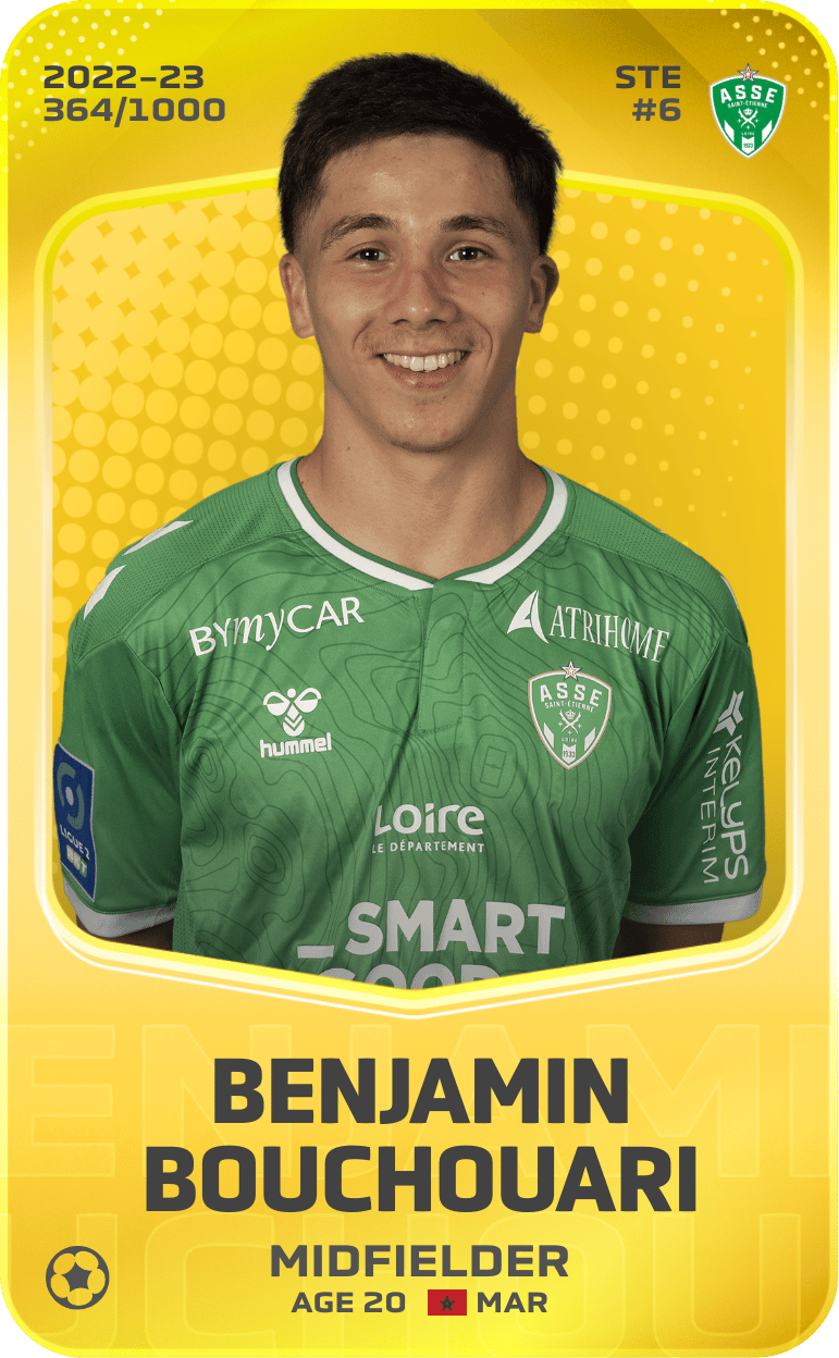 Benjamin Bouchouari 2022-23 • Limited 364/1000